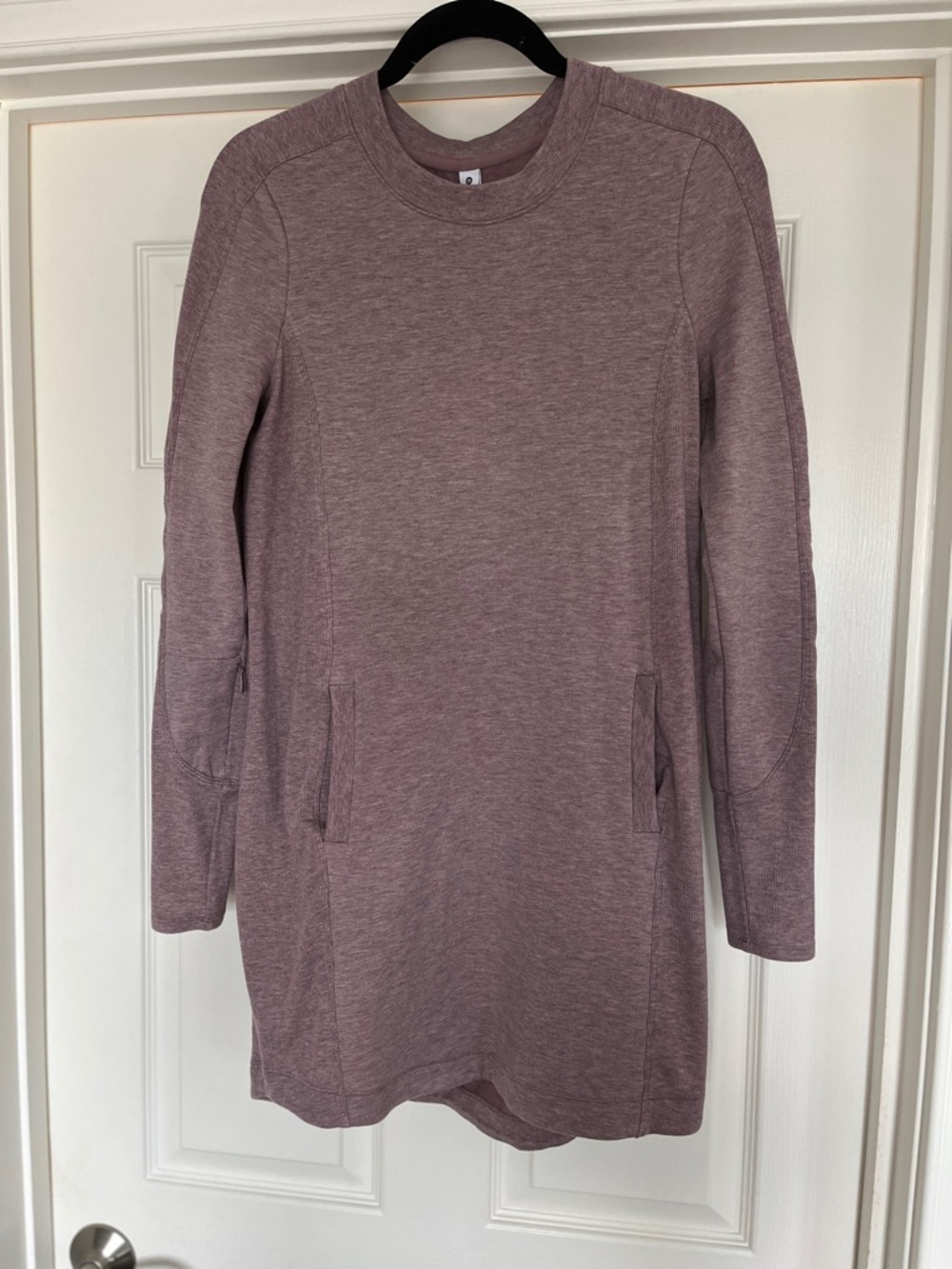 New with tags Athleta Heathered Mauve Crewneck Tunic dress